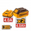 INGCO Κρουστικό Δραπανοκατσάβιδο Compact Μπαταρίας 20V Li-Ion 96Nm CIDLI20968E